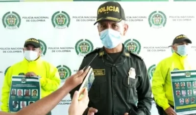 BG Diego Rosero, Comandante de la Policía Metropolitana de Barranquilla.