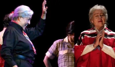 Carmenza Gómez interpreta a Chavela Vargas en el musical que se presenta en Bogotá.