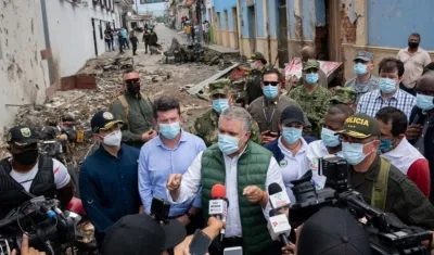 Presidente Iván Duque en Corinto, Cauca.