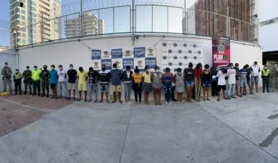 Los capturados fueron puestos a disposición de la Fiscalía General de la Nación. 