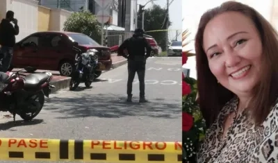 Claudia Rodríguez Delgado fue asesinada cuando se encontraba en este vehículo. 