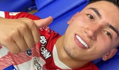 Fabián Ángel, jugador de Junior. 