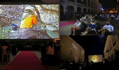 Imágenes de las proyecciones.