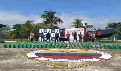 Droga incautada en uno de los operativos. 