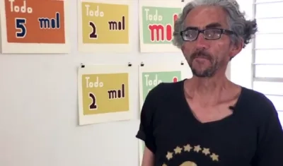 Antonio Caro, artista conceptual.