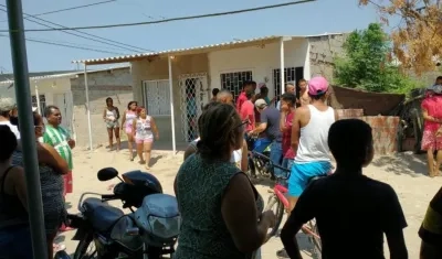 Lugar donde fue baleado Klisman Gabriel Martínez.