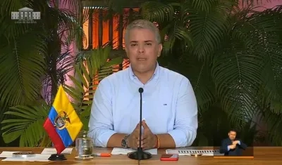 Iván Duque, Presidente de Colombia.