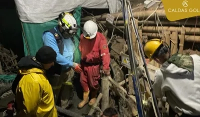 Sigue la búsqueda de los mineros en Caldas.