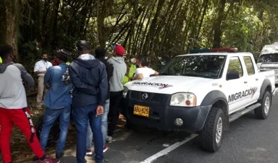 El grupo de extranjeros estaría conformado por 40 nacionales de Haití, de los cuales 11 serían menores de edad. 