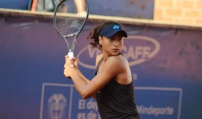 María Fernanda Herazo, tenista barranquillera. 