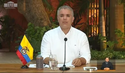 Iván Duque, Presidente de Colombia.