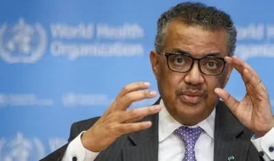 Director de la OMS, Tedros Adhanom Ghebreyesus.