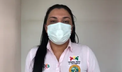 Johana Bueno, directora del Dadis Cartagena.