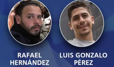 Rafael Hernández y Luis Gonzalo Pérez, periodistas de NTN24.