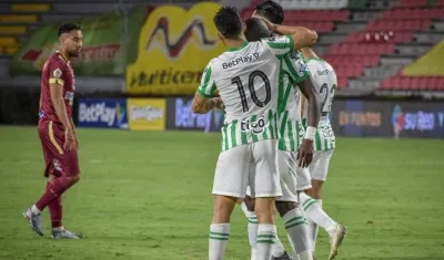 Atlético Nacional comparte la punta del torneo con el Tolima. 