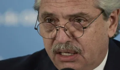 El presidente de Argentina, Alberto Fernández.