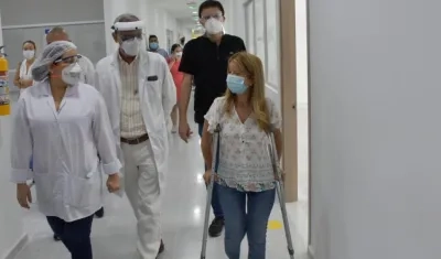 La Gobernadora del Atlántico, Elsa Noguera.