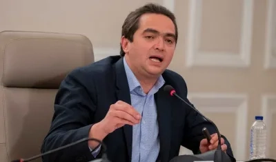 El Viceministro de Hacienda, Juan Alberto Londoño.