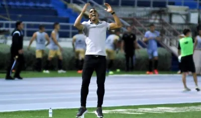 Luis Amaranto Perea, entrenador de Junior. 