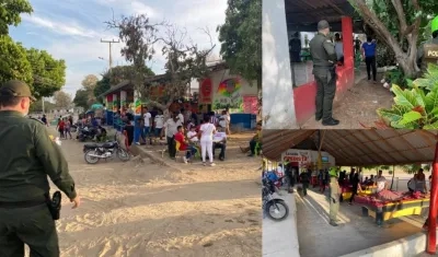 La Policía de Atlántico hizo cumplir el toque de queda y ley seca. 