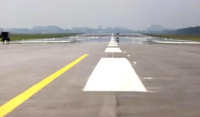 El contratista tuvo a su cargo la repavimentación de la pista de El Dorado.