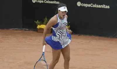 María Camila Osorio, tenista colombiana. 