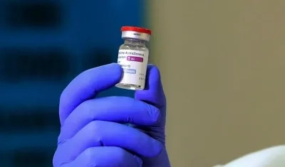 Una dosis de la vacuna de Astrazeneca. 