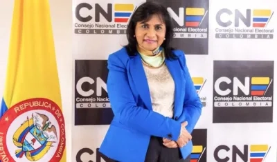 Doris Ruth Méndez Cubillos, presidenta del CNE.