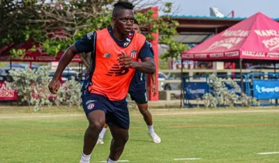 Edwuin Cetré, jugador de Junior. 