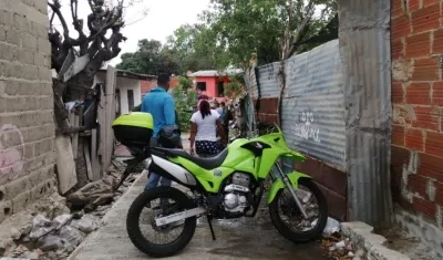 Zona donde ocurrió el ataque sicarial en La Sierrita. 