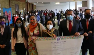 Hoy se firmó el Pacto Regional por la Búsqueda de los desaparecidos en Bogotá y Cundinamarca.  