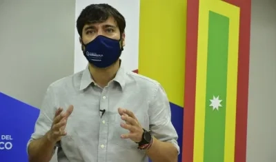 El Alcalde de Barranquilla, Jaime Pumarejo.