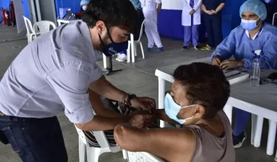 El Alcalde de Barranquilla, Jaime Pumarejo.