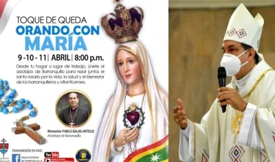 Monseñor Pablo Salas, arzobispo de Barranquilla.