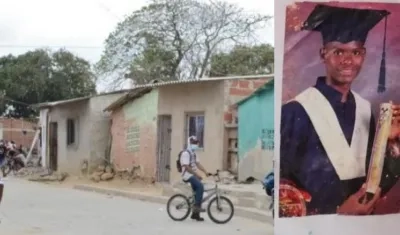 Alexander David Julio Agámez fue asesinado en este sector del barrio Las Malvinas. 