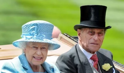 Reina Isabel y su esposo el príncipe Felipe.