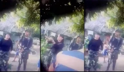 Imágenes recientes de presencia de las FARC en Venezuela.