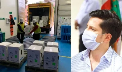 Germán Escobar, jefe de gabinete del Ministerio, explicó el destino de las 270.270 vacunas de Pfizer.