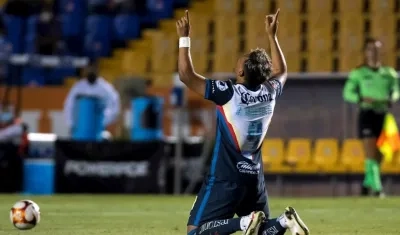 Roger Martínez, delantero cartagenero. 