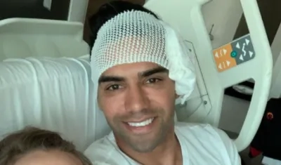 El delantero colombiano Radamel Falcao García.