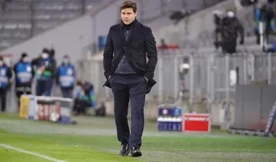 El entrenador del París Saint-Germain, Mauricio Pochettino.