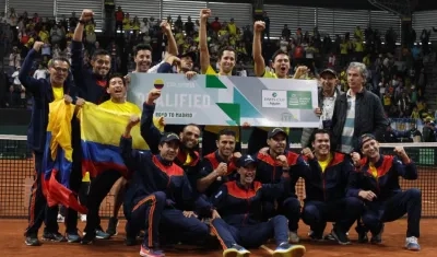 Equipo de Colombia en la Copa Davis. 