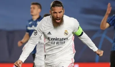 El defensa Sergio Ramos.