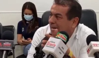 El Alcalde de Yopal, Luis Eduardo Castro.