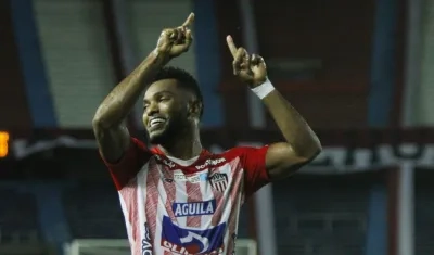 Miguel Àngel Borja, delantero de Junior. 