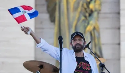 El artista dominicano Juan Luis Guerra.