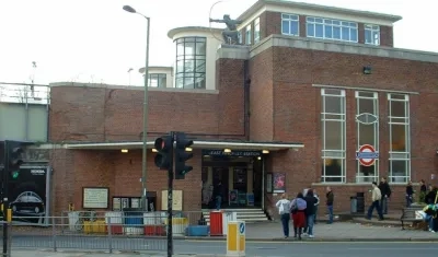 Una calle del distrito de Barnet. 