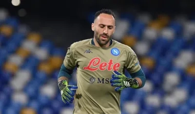 David Ospina, arquero del Nápoles. 