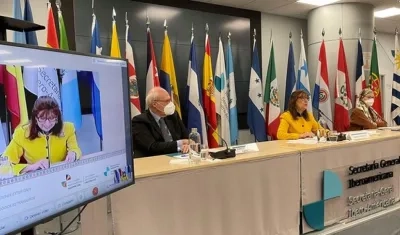 La secretaria general iberoamericana, Rebeca Grynspan.