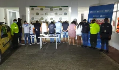 Banda "Los tierreros".